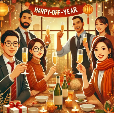 종무식-파티-남녀-6명-샴페인