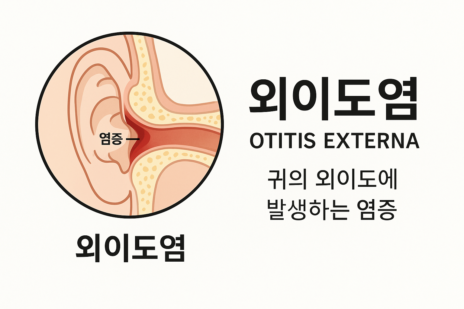 외이도염 증상과 치료