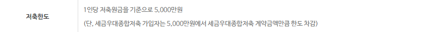 비과세 종합 저축 한도