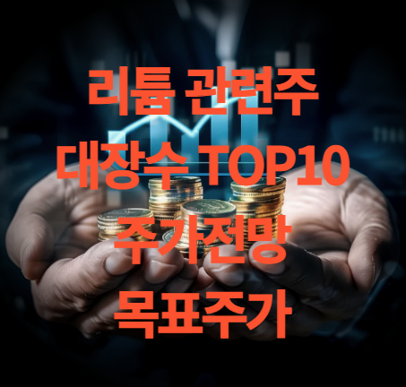 리튬 관련주 대장주 수혜주 TOP10 주식 주가 전망