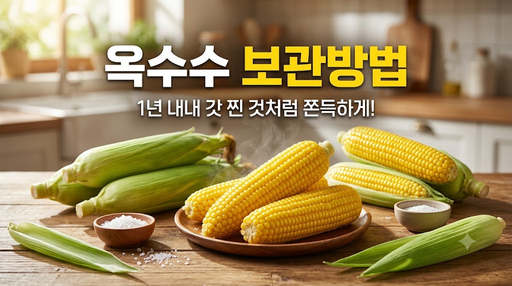 옥수수 보관방법