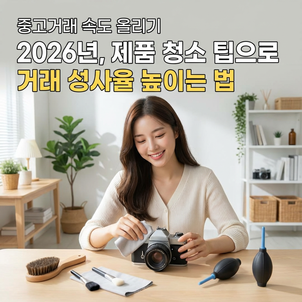 중고거래 속도 올리기 2026년 | 제품 청소 팁으로 거래 성사율 높이는 법