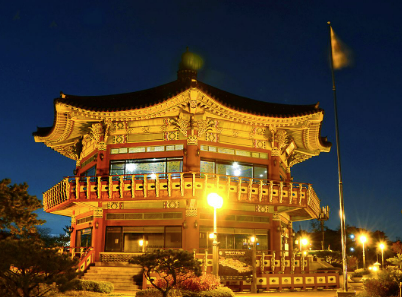 서울 야경 명소 베스트 팔각정 사진