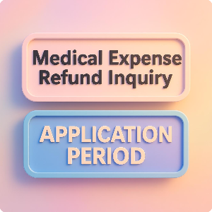 2025 의료비 환급금 조회 신청기간 이미지