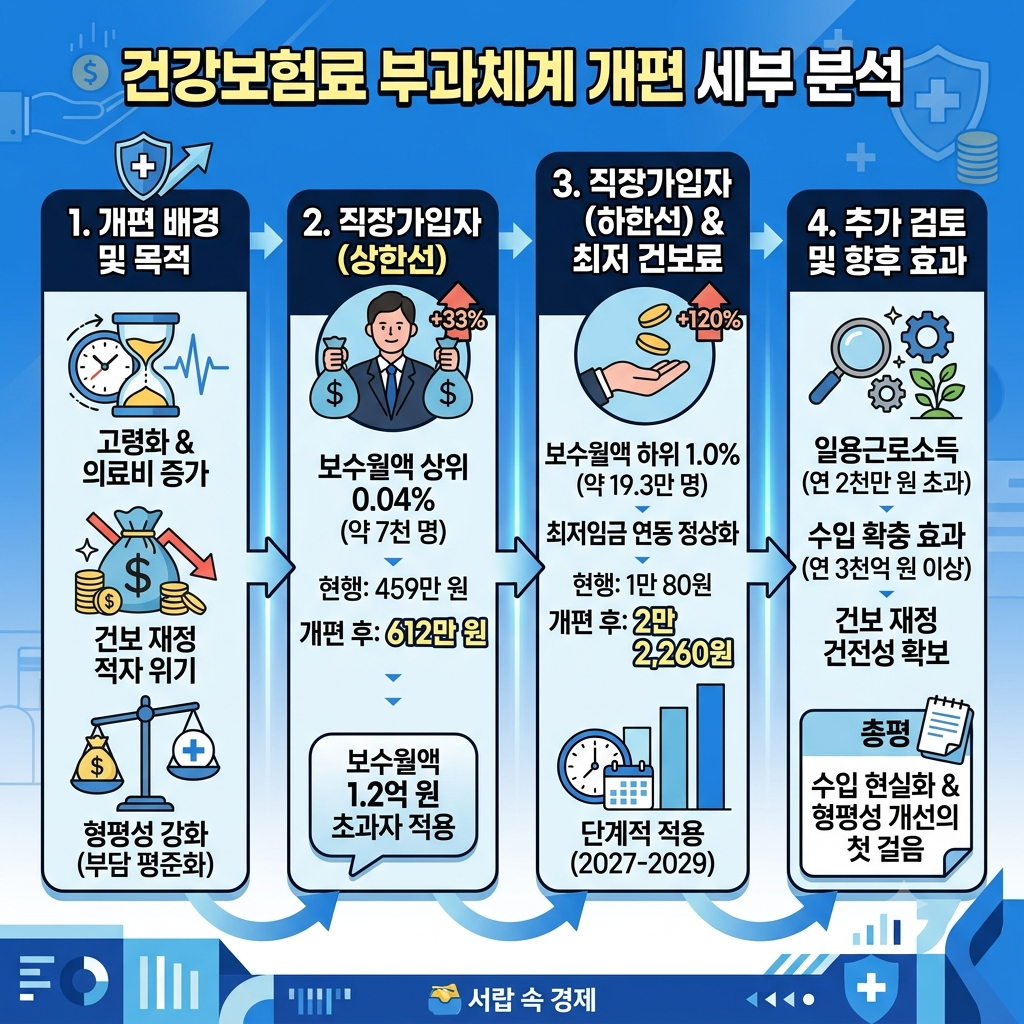 건강보험료 부과체계 개편 세부 분석