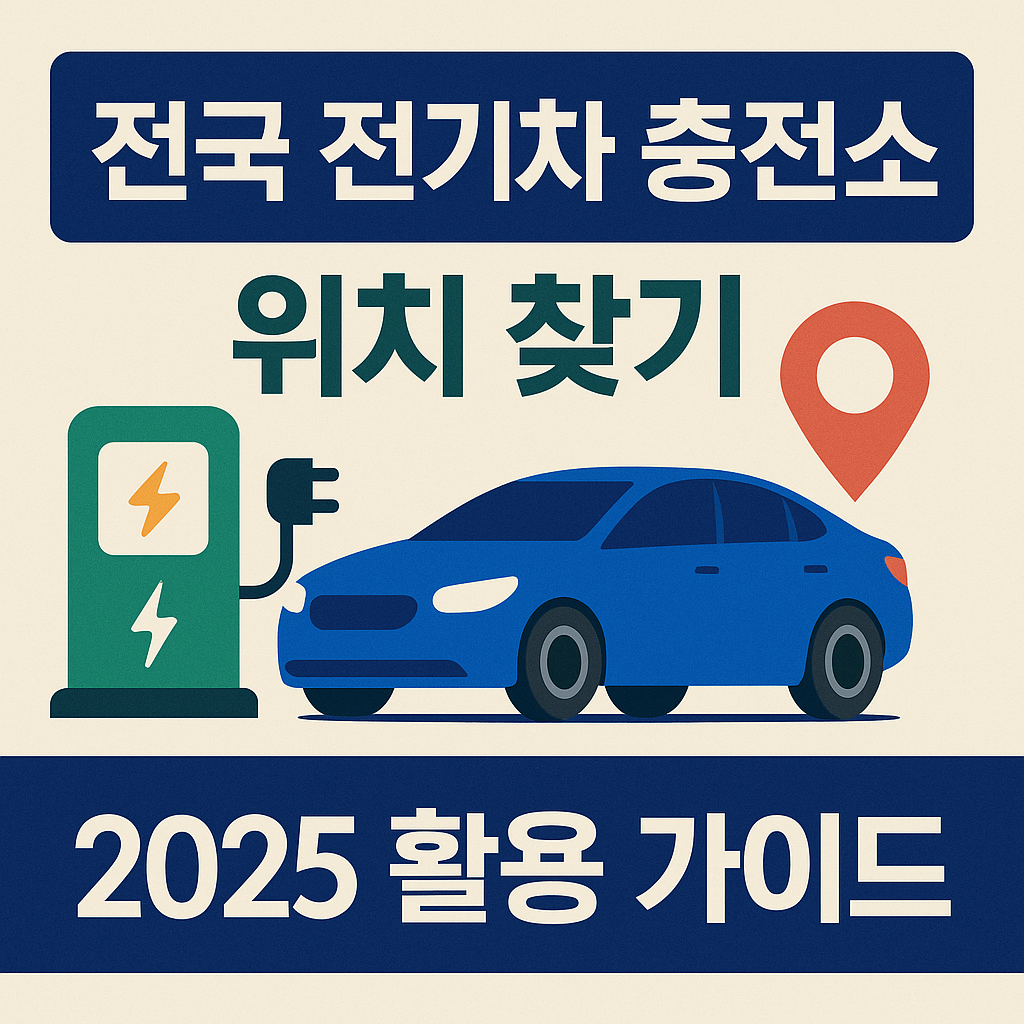 전국 전기차 충전소 위치 찾기 (2025 최신 가이드)