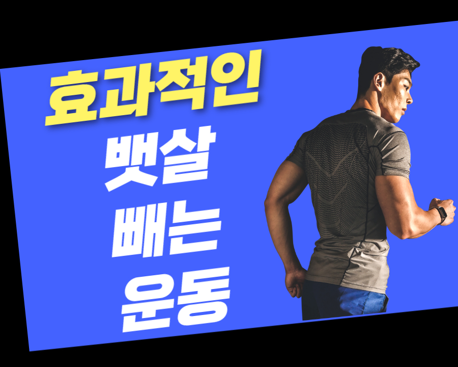 효과적인 뱃살 빼는 운동, 다양한 운동 방법으로 탄탄한 복부 만들기