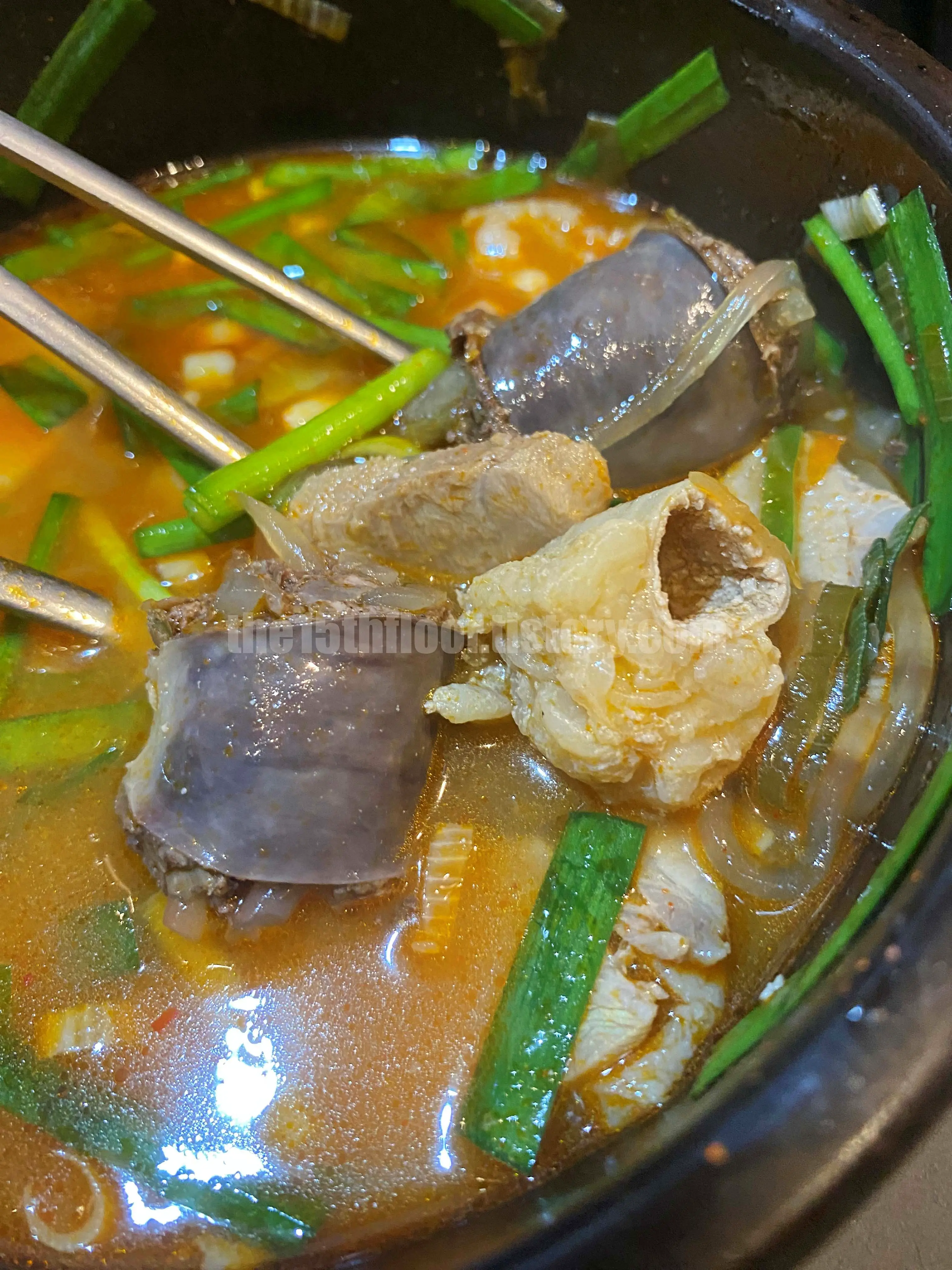 부산 &amp;#39;해담소곱창순대국&amp;#39; (주문한 음식)