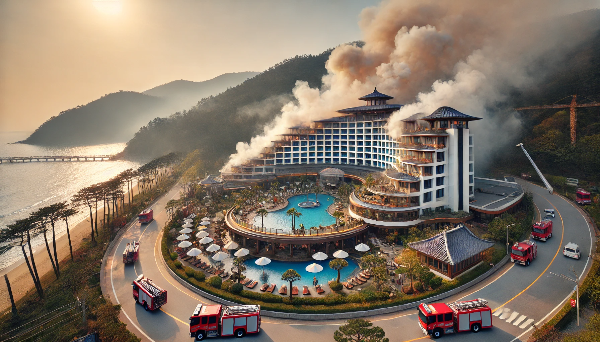 부산 반얀트리 리조트 화재