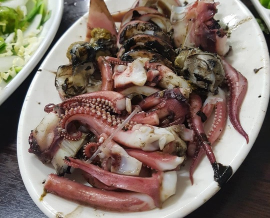 사당역 오징어 맛집, 청송산오징어
