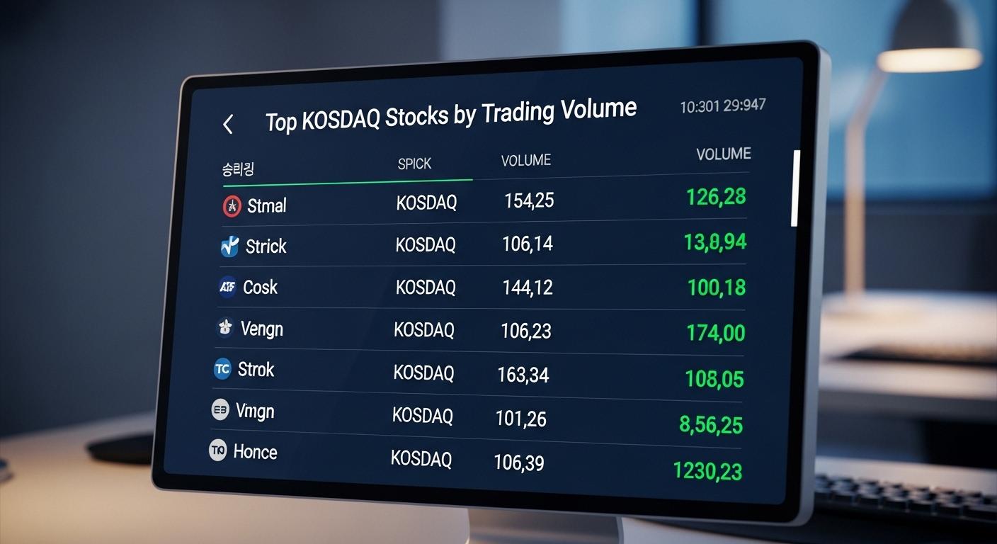 코스닥 거래대금 상위주