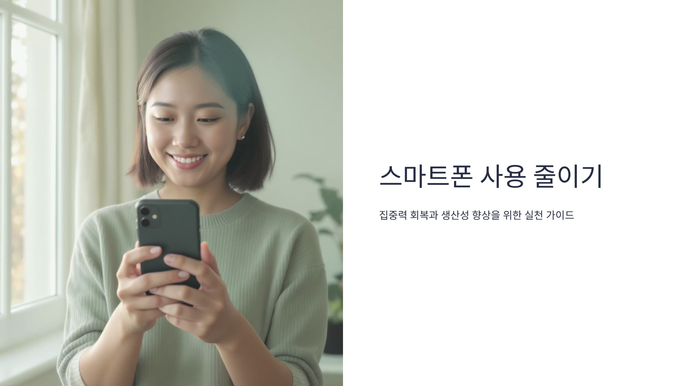 스마트폰 중독에서 벗어나는 디지털 디톡스 전략