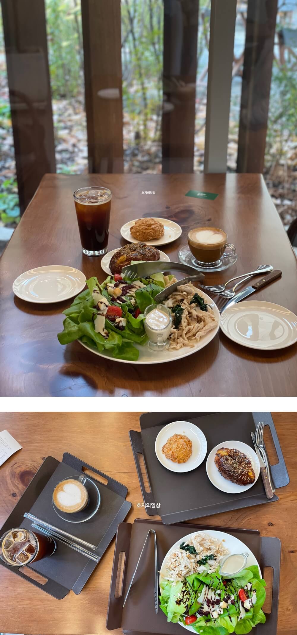 화성 동탄 대형 브런치 카페인 중리 - 주문한 메뉴