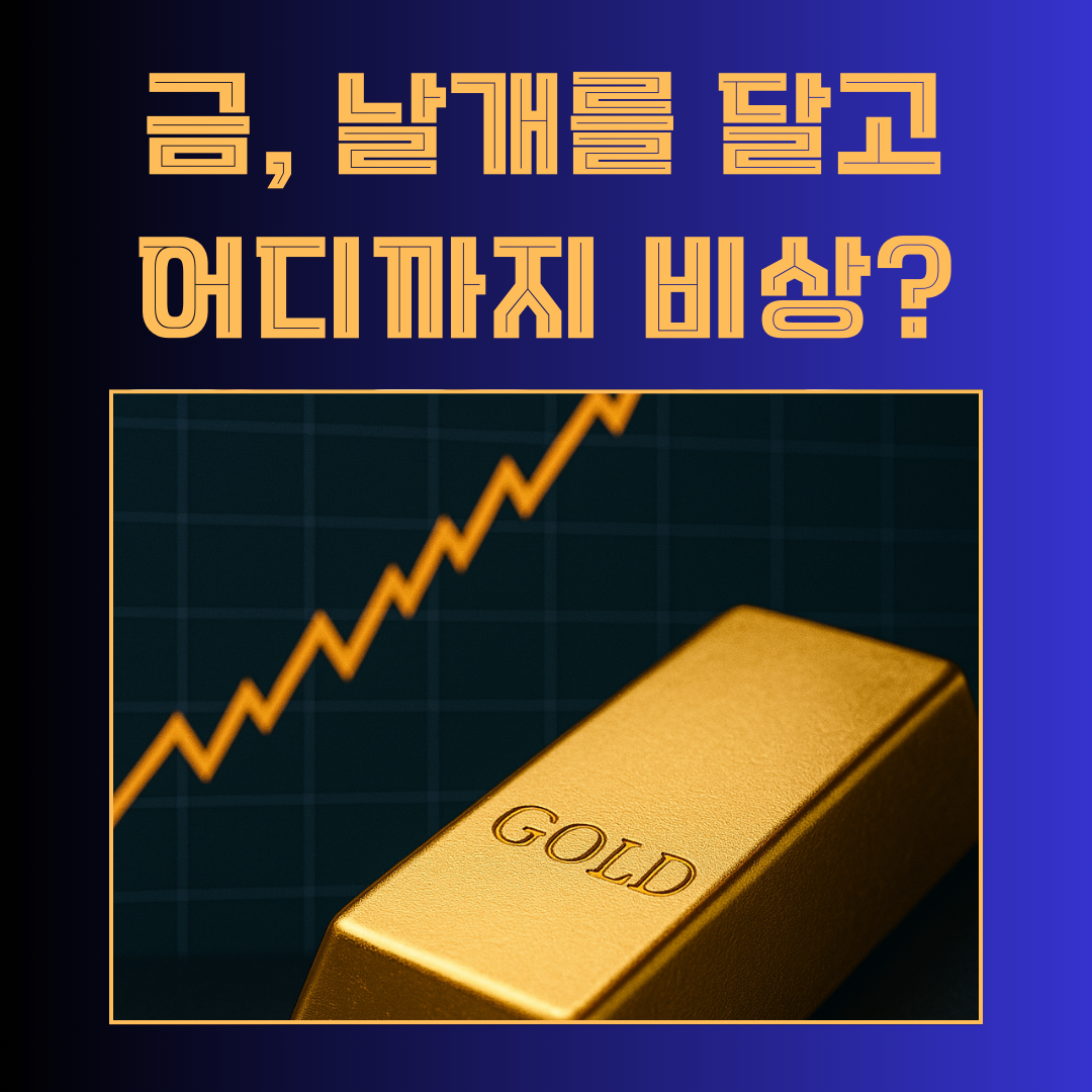 금, 날개를 달고 어디까지?