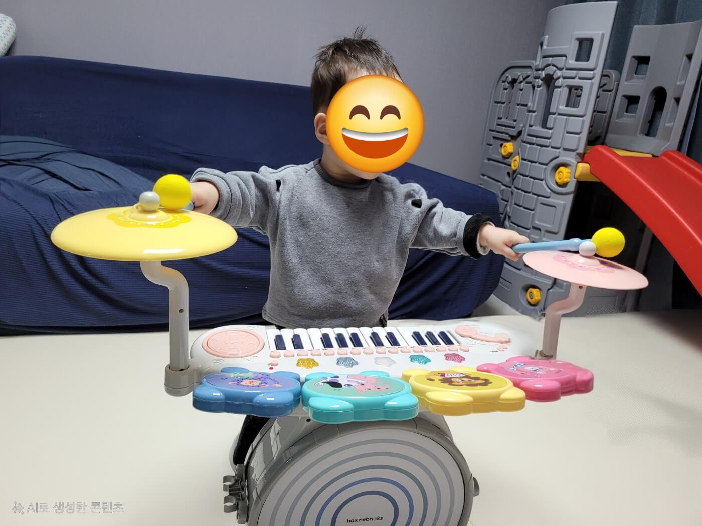 유아 크리스마스 선물 추천 - 하베브릭스 피아노드럼