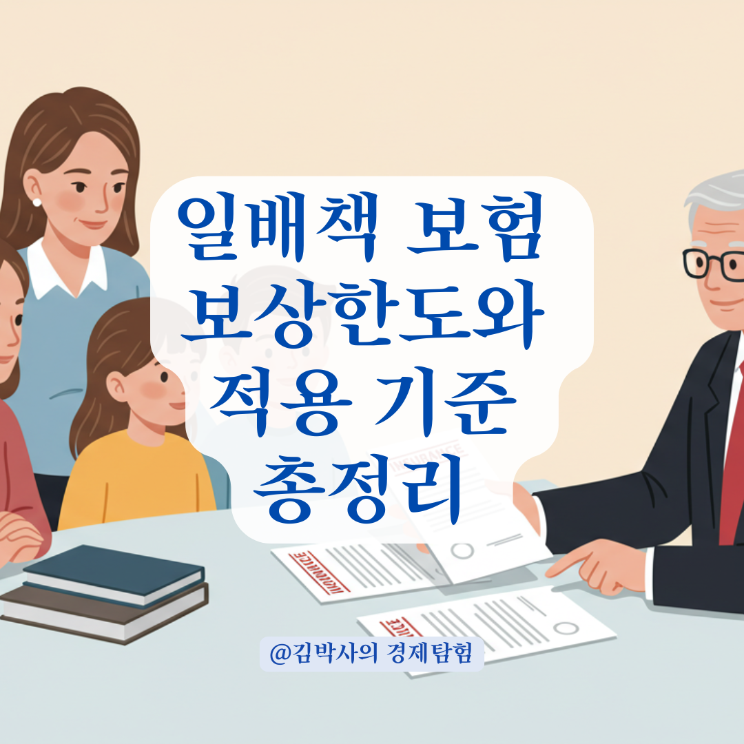 일배책 보험 대인 접수 시 보상한도와 항목별 적용 기준 정리.