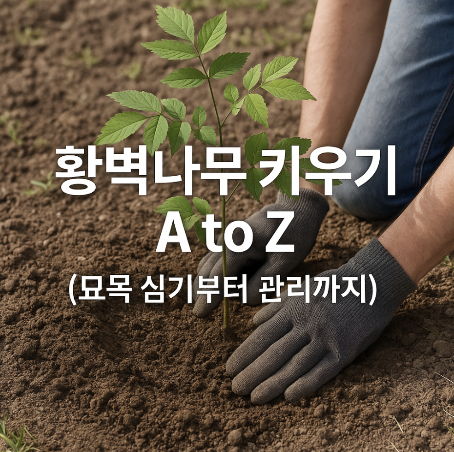 황벽나무 키우기 A to Z (묘목 심기부터 관리까지)