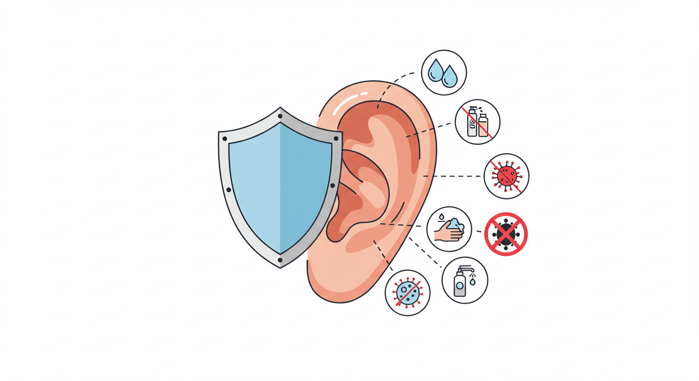 외이도염 예방 (귀드라이어, 이어드롭, 귀관리)