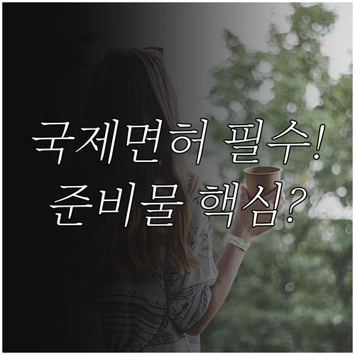 국제운전면허증 발급받는 법 준비물 수..