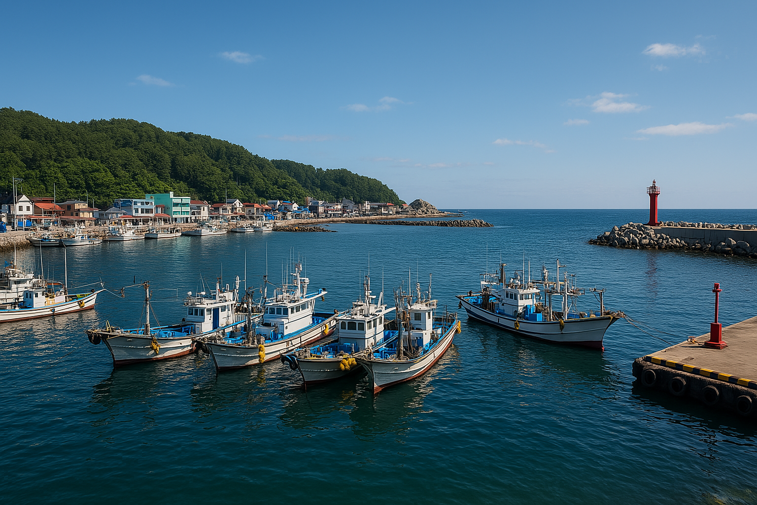 강원도 양양 남애항 사진