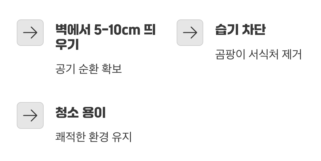 재발을 막는 똑똑한 가구 배치