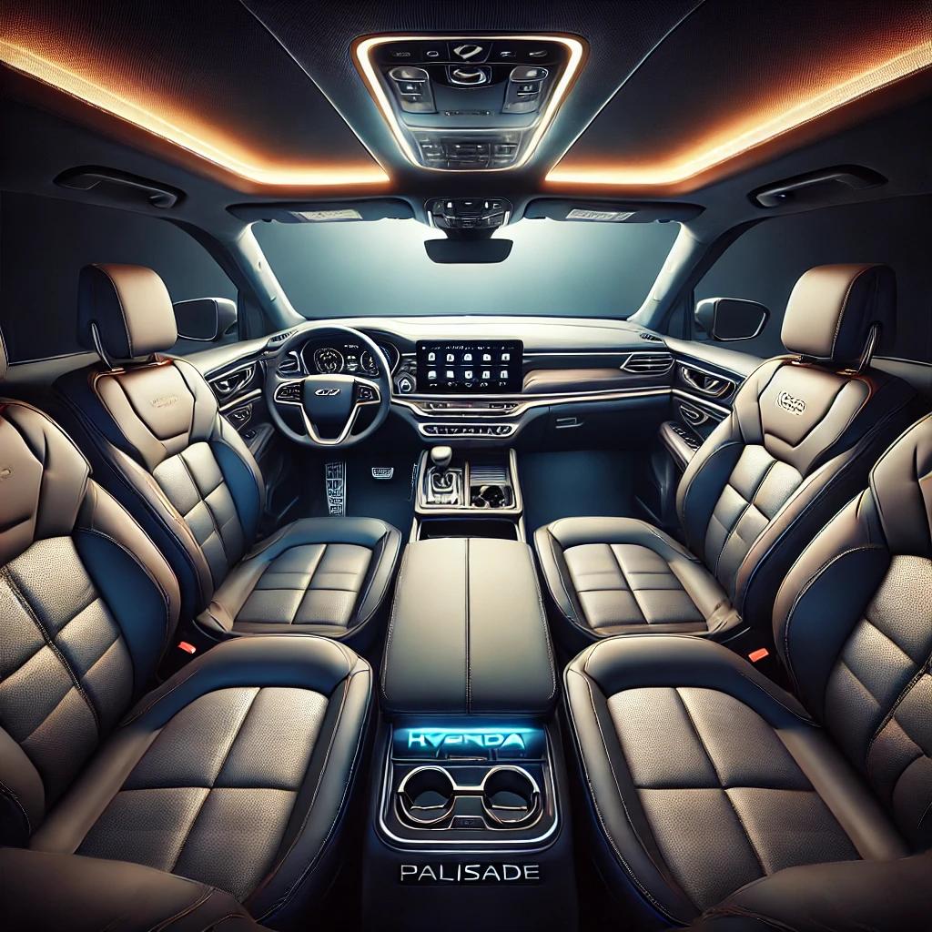 팰리세이드 9인승 실내