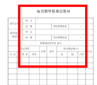 농지원부 인터넷발급 사이트 소개