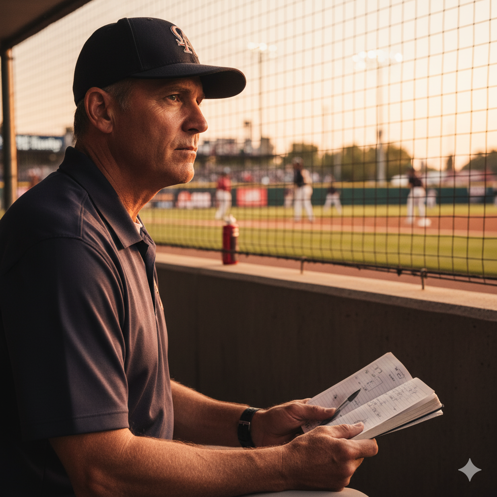 고민중인 야구감독