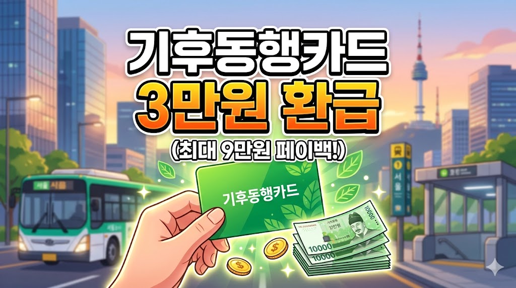 기후동행카드 3만원환급
