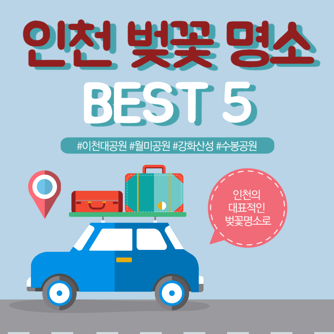 인천 벚꽃 명소 BEST 5
