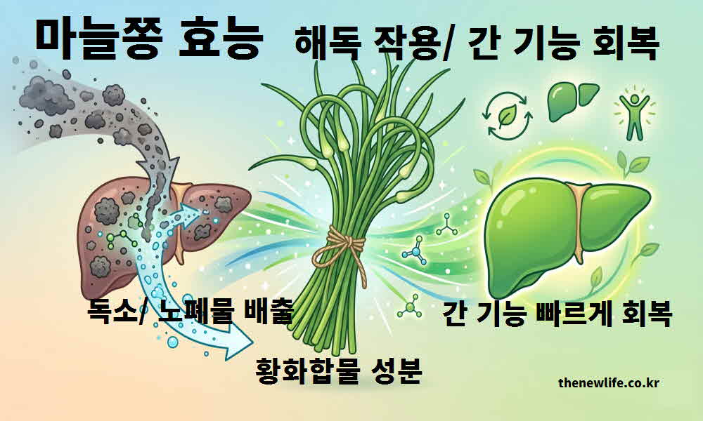 마늘쫑 효능 해독 작용 간 기능 회복