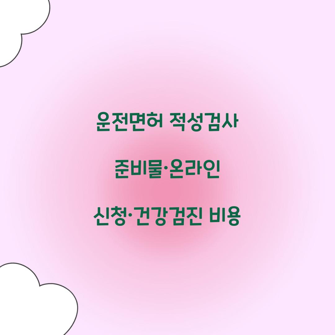 운전면허 적성검사