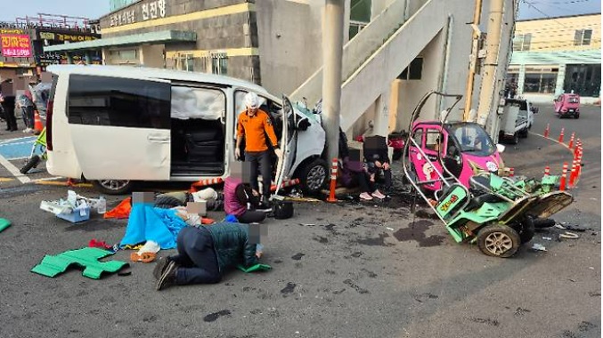 제주 우도 승합차 사고원인