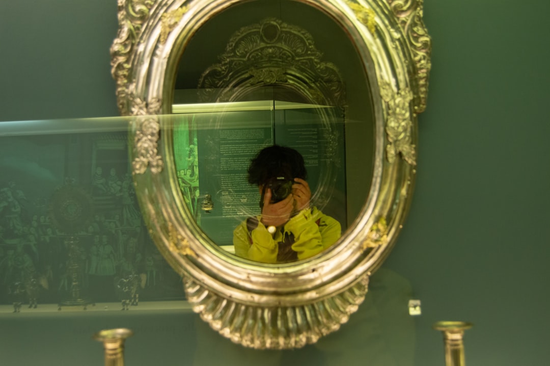 Full-length mirror.
