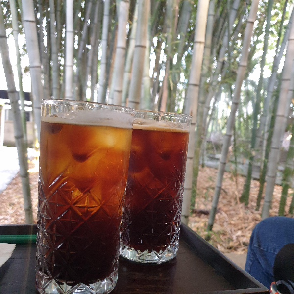 대전 소제동 카페 거리: 대나무가 인상적이었던 카페 '풍류소제'_아이스 아메리카노