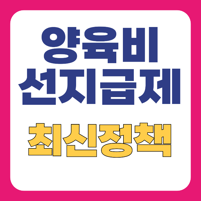 양육비선지급제