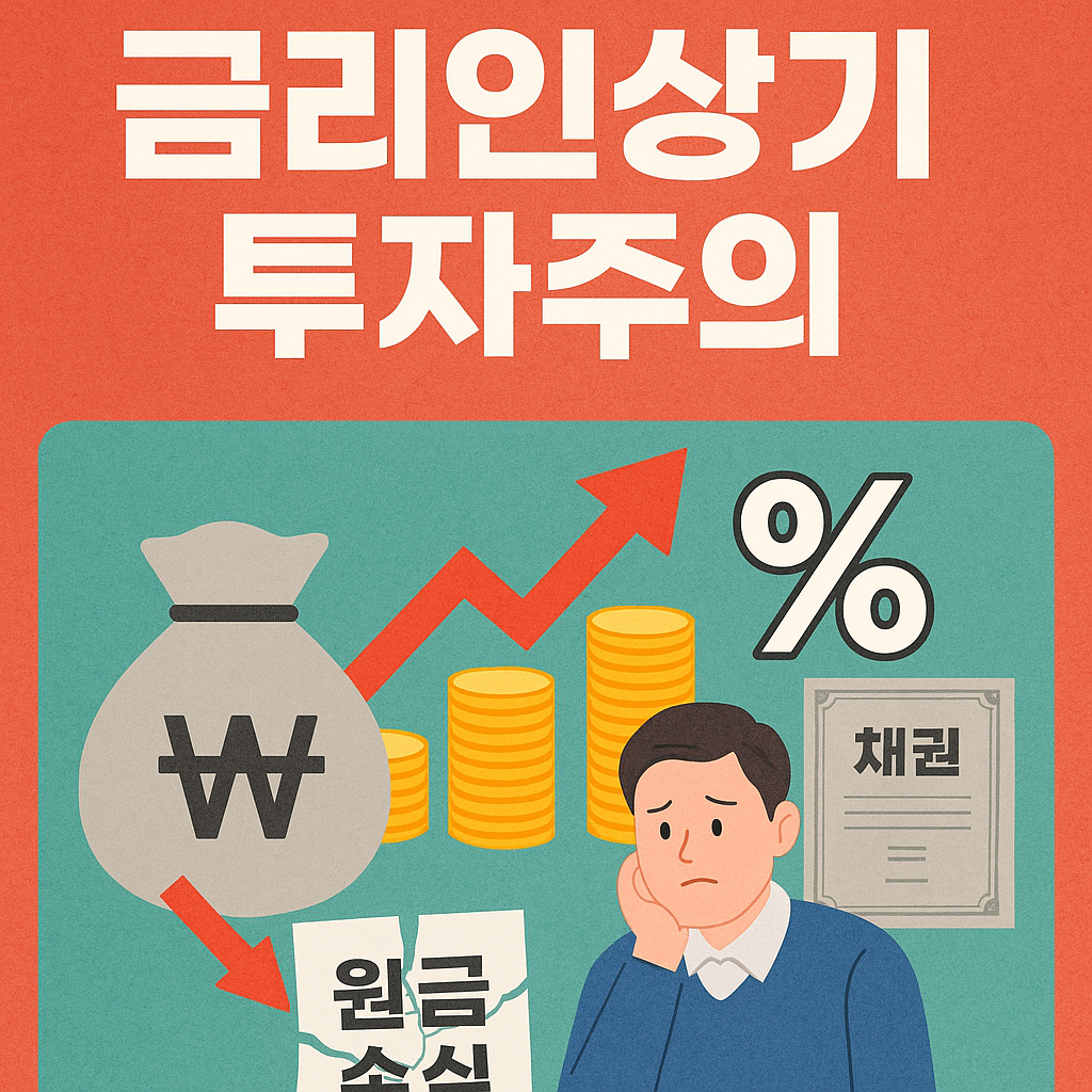 금리인상기 투자주의 이미지