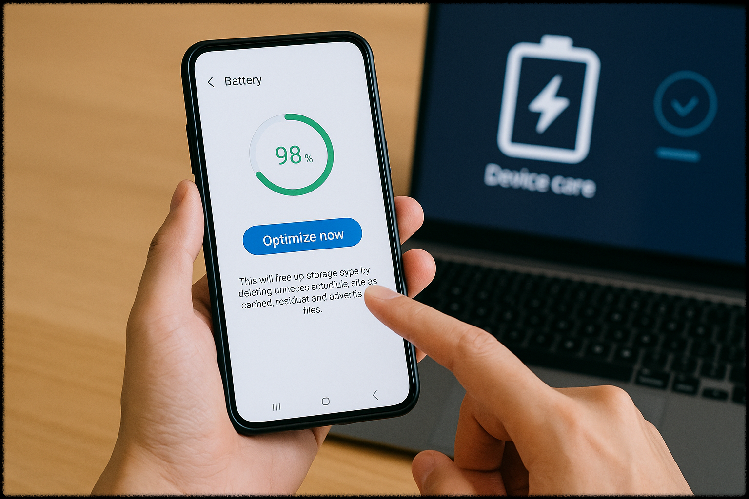 디바이스 케어로 스마트폰 배터리 최적화