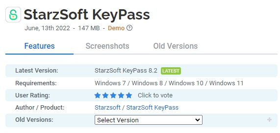 StarzSoft-KeyPass