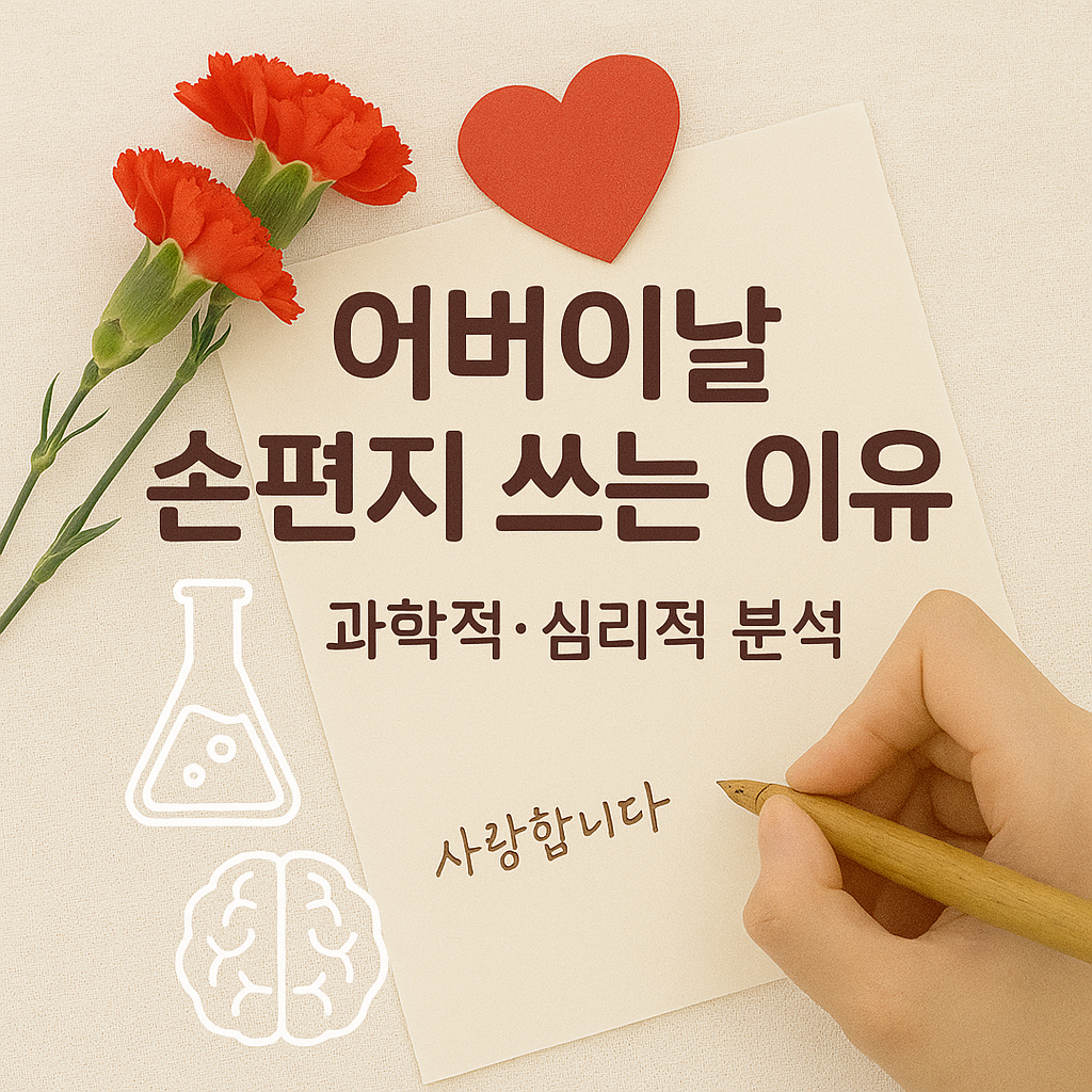 어버이날 손편지 쓰는 이유 &ndash; 과학적&middot;심리적 분석