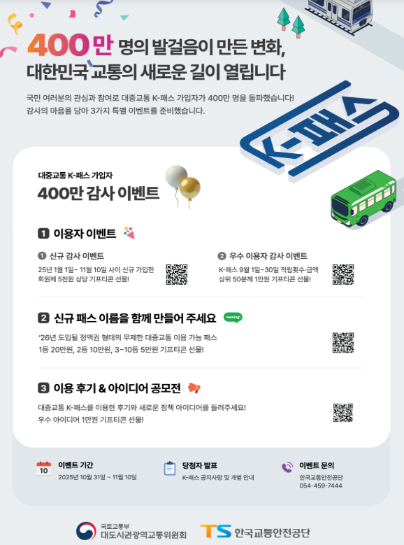 K-패스 카드 혜택 및 신청방법 안내