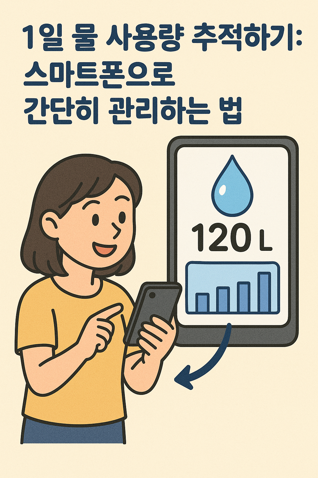 1일 물 사용량 추적하기: 스마트폰으로 간단히 관리하는 법