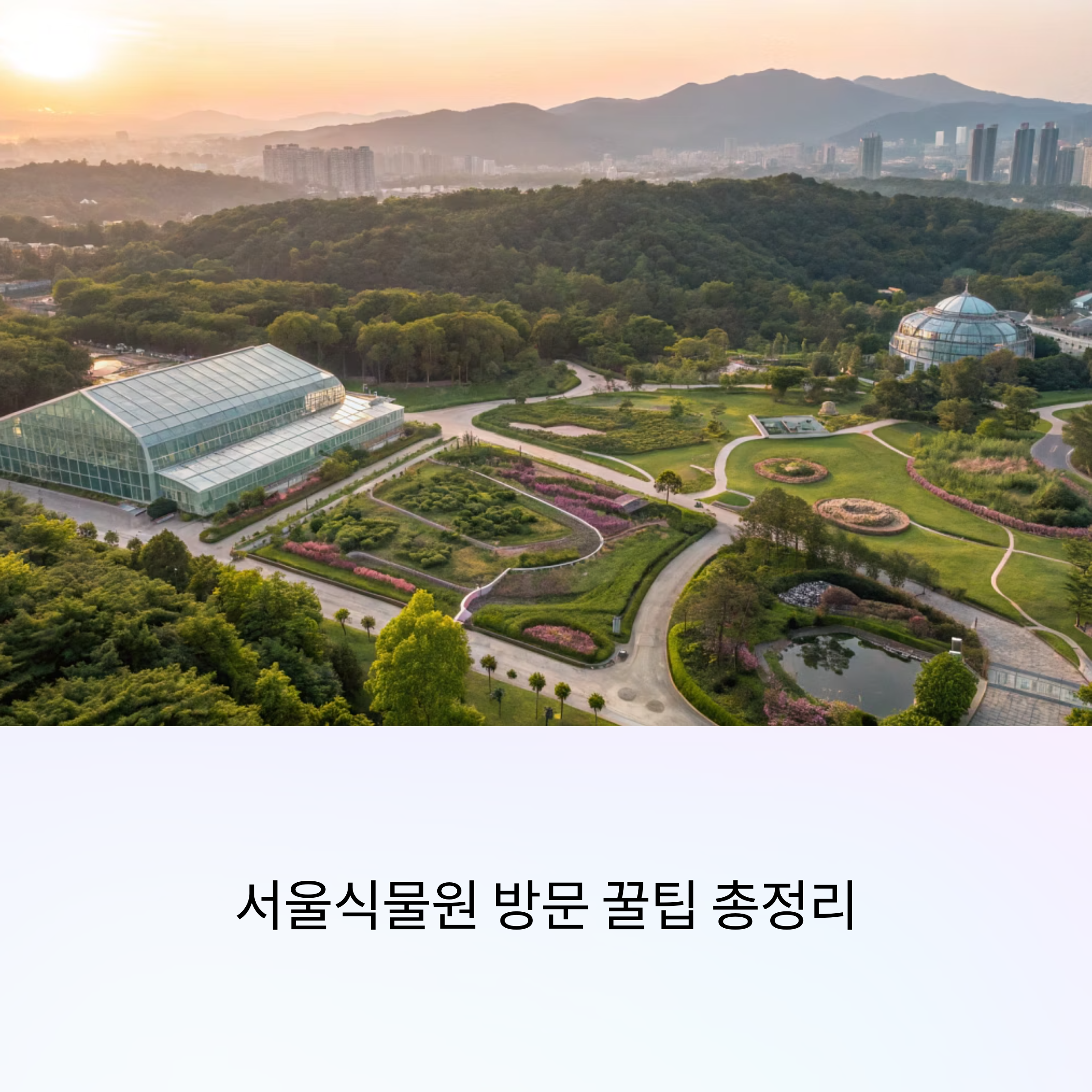 서울식물원 주차 꿀팁부터 할인 혜택까지! 방문 전 꼭 알아야 할 A to Z