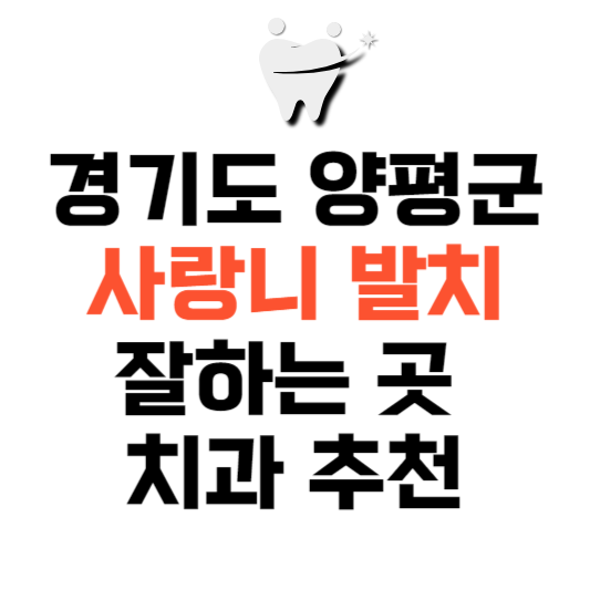 경기도 양평군 사랑니 치과 발치 잘하는 곳 추천 매복 가격 비용.png