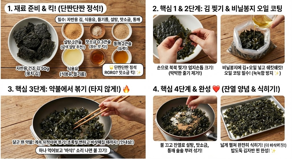 김자반 맛있게 만드는법