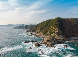 정동심곡 바다부채길 사진