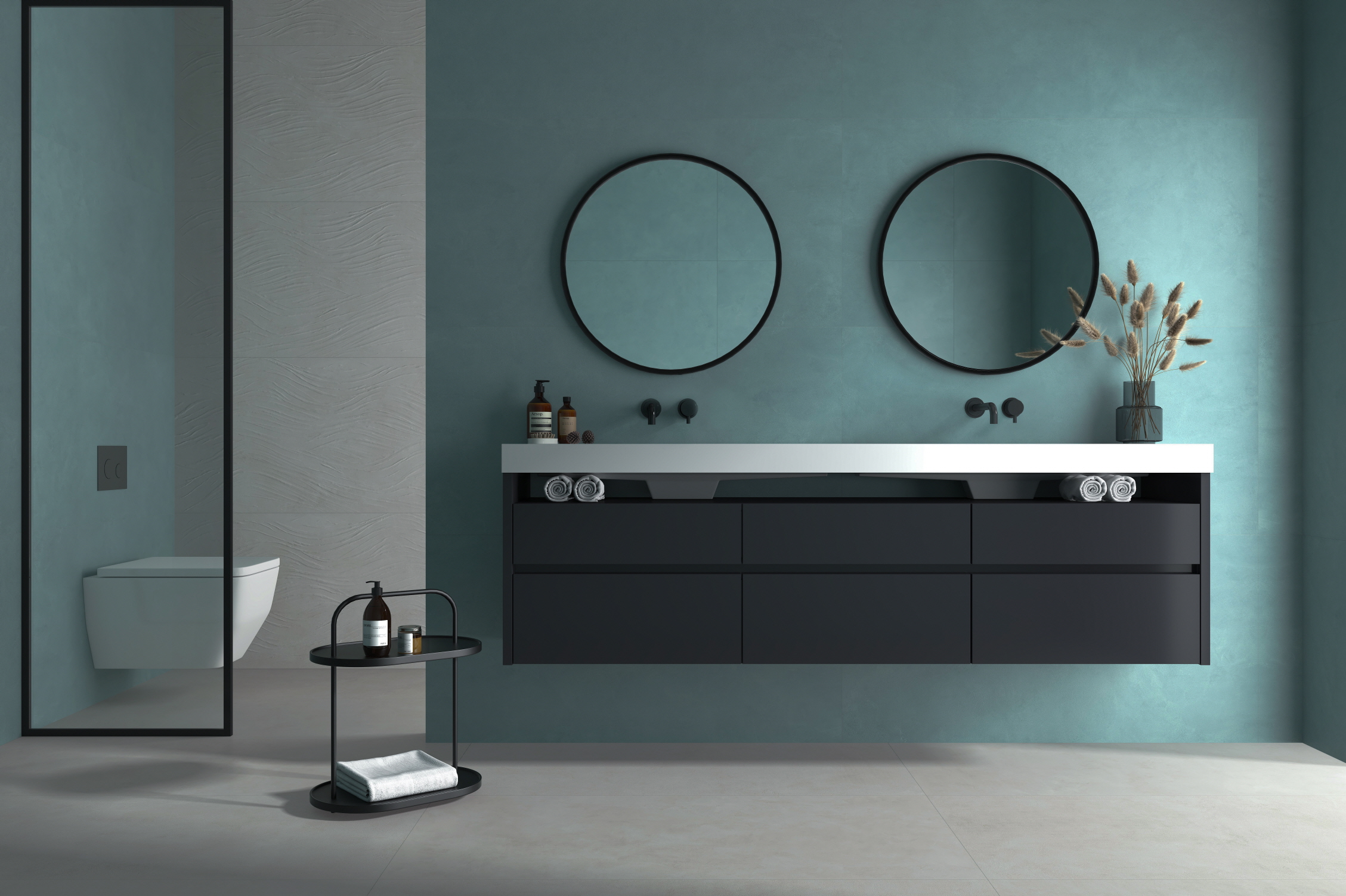 색상으로 공간 변화시키기 : 타일 색상 가이드