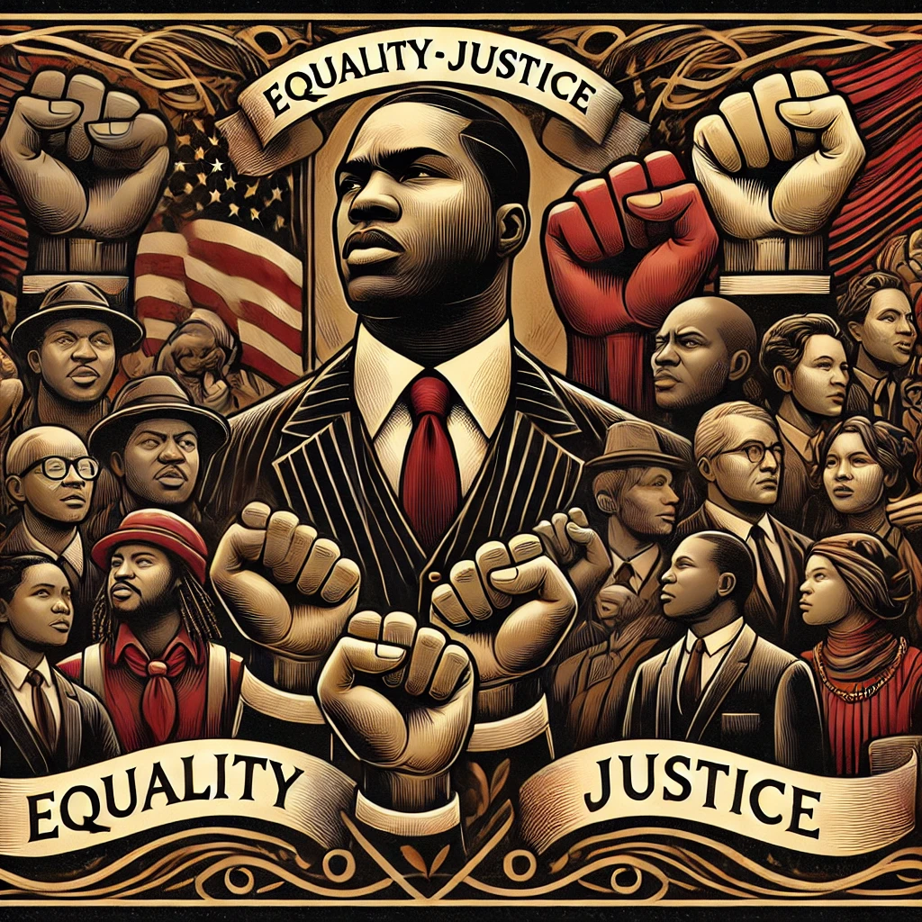 흑인 인권 운동 사진