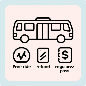 대중교통 무임·환급·정기권 이미지