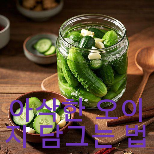 아삭한 오이지 담그는 법